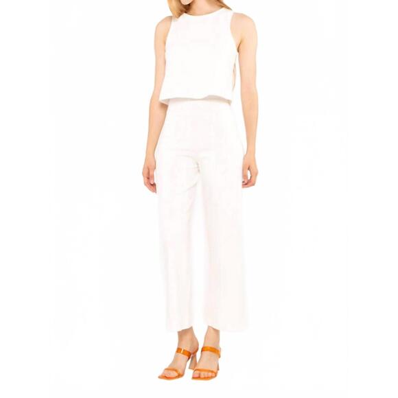 NEW RIPLEY RADER ponte knit tank top in white - Picture 4 of 5